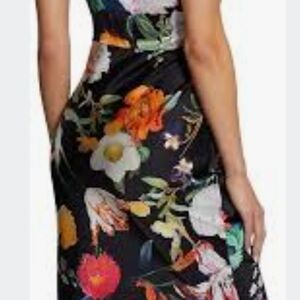 Guess Floral Black Dress Size 4
